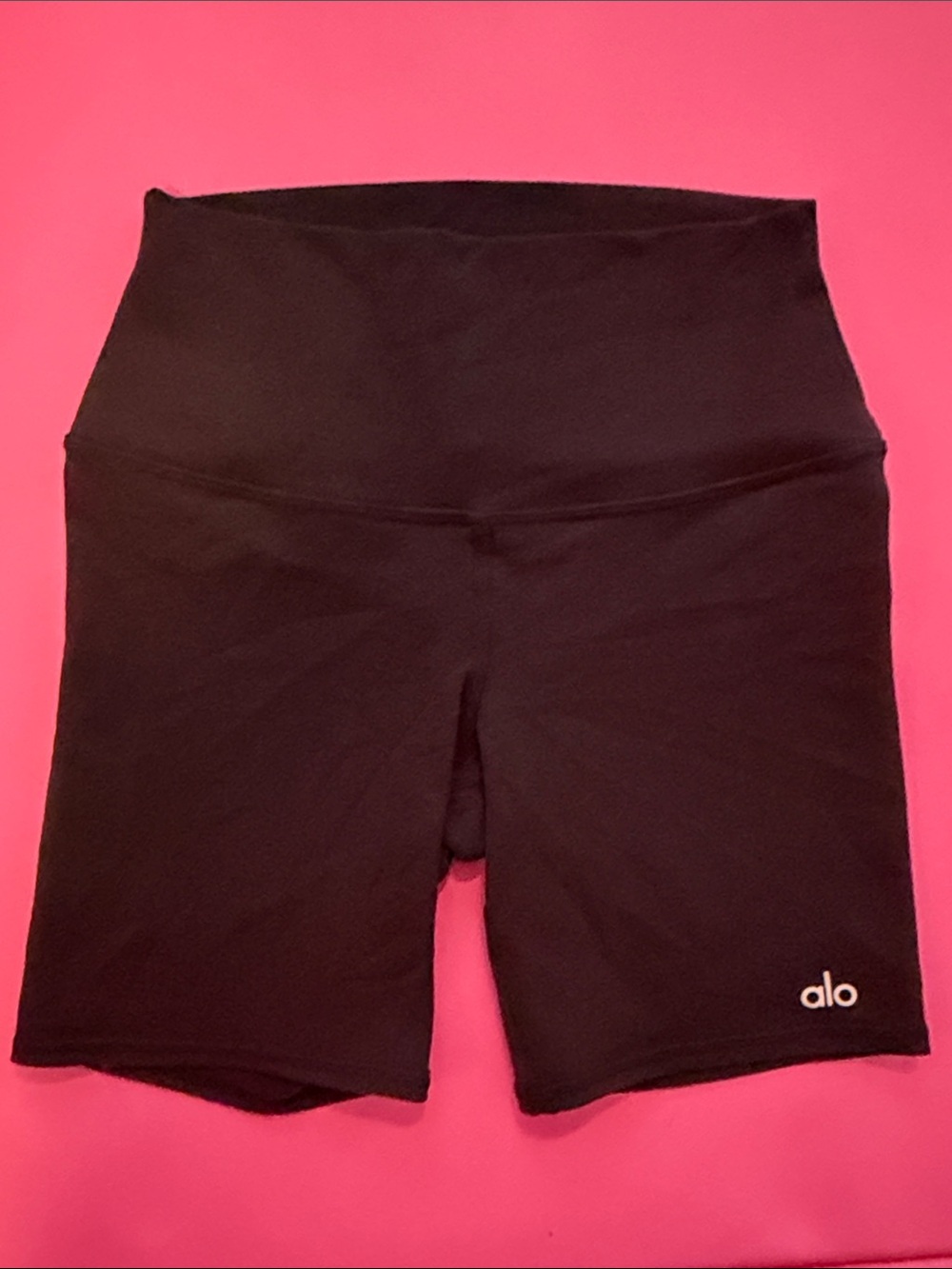 ALO Yoga Black High-Waist Bike Shorts